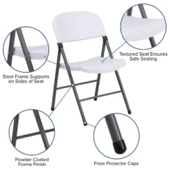 Emma And Oliver 2 Pack Home & Office 330 Lb. Capacity Foldable Plastic Chair 15 Emma And Oliver 2 Pack Home & Office 330 Lb. Capacity Foldable Plastic Chair -Furniture Haven Shop GUEST 52e3a0e3 6c28 4688 99f8 b25c52dc38c0
