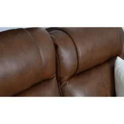 Gilbert Leather Manual Reclining Loveseat Brown - Abbyson Living -Furniture Haven Shop GUEST 52ffac5a 6bf5 4a26 80e2 08c292511c69