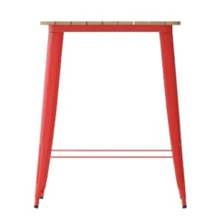 Flash Furniture Declan Commercial Indoor/Outdoor Bar Top Table, 31.5" Square All Weather Poly Resin Top With Steel Base 19 Flash Furniture Declan Commercial Indoor/Outdoor Bar Top Table, 31.5" Square All Weather Poly Resin Top With Steel Base -Furniture Haven Shop GUEST 53cd3b25 8b05 4459 9153 75888e9c6592