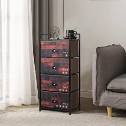 Costway 4 Drawer Fabric Dresser Storage Tower Steel Frame Closet 11 Costway 4 Drawer Fabric Dresser Storage Tower Steel Frame Closet -Furniture Haven Shop GUEST 541a9e04 8eec 4d2a b05a 0a786afc1262