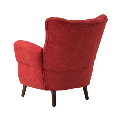 Dittmar Mid Century Club Chair With Wingback And Button-tufted Design | ARTFUL LIVING DESIGN 3 Dittmar Mid Century Club Chair With Wingback And Button-tufted Design | ARTFUL LIVING DESIGN - Image 3