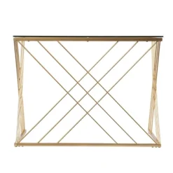 Oaknut Modern Glass Top Desk Gold - Aiden Lane 10 Oaknut Modern Glass Top Desk Gold - Aiden Lane -Furniture Haven Shop GUEST 5550dd3a b532 452b 936c cc5370bbf9e3