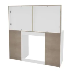 Amelia Vanity Table With Mirror White - Polifurniture -Furniture Haven Shop GUEST 569f3ab1 afa4 41ab ba53 3c2d659d0e6a