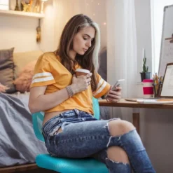 Costway Mesh Office Chair Low-Back Armless Computer Desk Chair Adjustable Height BluePinkPurple -Furniture Haven Shop GUEST 56b95ef5 5fca 4407 adcc 4e00ac8d9a04