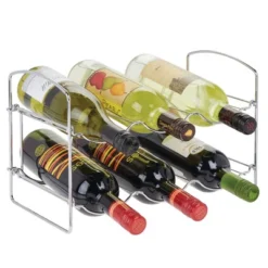 MDesign Collapsible Metal Water Bottle, Wine Rack Holder 12 MDesign Collapsible Metal Water Bottle, Wine Rack Holder -Furniture Haven Shop GUEST 56ca28b9 d1e8 4ff4 b401 0b0786d853a4