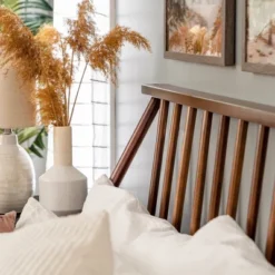 Boho Solid Wood Spindle Platform Bed - Saracina Home 24 Boho Solid Wood Spindle Platform Bed - Saracina Home -Furniture Haven Shop GUEST 56d06391 618a 4987 81f4 c67d43671300