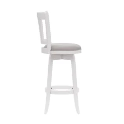 30" Presque Isle Wood Bar Height Swivel Stool White - Hillsdale Furniture -Furniture Haven Shop GUEST 574a7781 4923 436b 8d8f 2938bd5b16b0