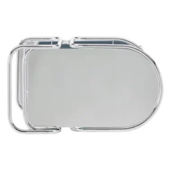 Bedford Chrome Finish Round Edge Bar Cart Silver - Inspire Q -Furniture Haven Shop GUEST 577c4e71 d8a1 421e adf0 a20d838894a1