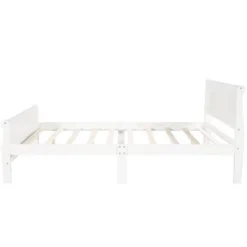 Full Size Wood Platform Bed With Headboard And Wooden Slat Support-ModernLuxe 11 Full Size Wood Platform Bed With Headboard And Wooden Slat Support-ModernLuxe -Furniture Haven Shop GUEST 59eb2193 8490 4975 ab22 5299c1a6cc8b