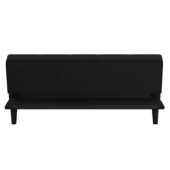 Lorrance 3 Seat Convertible Futon Sofa Bed Black - Serta 9 Lorrance 3 Seat Convertible Futon Sofa Bed Black - Serta -Furniture Haven Shop GUEST 59f5c798 4fbb 472c a8a4 809ff46b8ee4