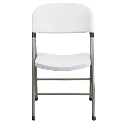Emma And Oliver 2 Pack Commercial White Plastic Event Party Rental Folding Chair 9 Emma And Oliver 2 Pack Commercial White Plastic Event Party Rental Folding Chair - Image 9