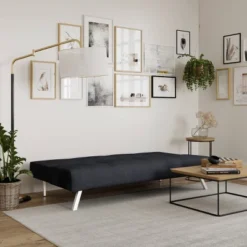 Sorenson Convertible Futon Sofa Bed Charcoal - Serta -Furniture Haven Shop GUEST 5c20df7f 282d 4758 aa7b 3b3136b0bd67