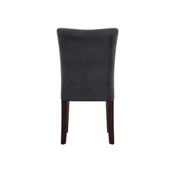 Set Of 2 Quinby Parson Dining Chair Wood Charcoal - Inspire Q -Furniture Haven Shop GUEST 5c74711c 32fe 4895 9953 ff60c74c78d1