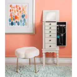 Obrecht Jewelry Armoire Off White - Powell Company -Furniture Haven Shop GUEST 5c9ffd8c d0be 423a 8ba1 3a5acdbaaa8e