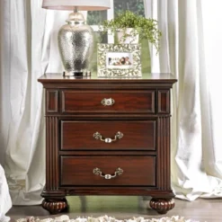 3pc California King Pennings Traditional Bed Set And Nightstand With Chest Dark Walnut - HOMES: Inside + Out 24 3pc California King Pennings Traditional Bed Set And Nightstand With Chest Dark Walnut - HOMES: Inside + Out -Furniture Haven Shop GUEST 5d13e1ef 1cdb 4df9 9aa1 f62d8884dec6