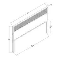 Wood & Cane Transitional Headboard - Hearth & Hand™ With Magnolia -Furniture Haven Shop GUEST 5d33534e d312 4fba a31c c59b7e6b6265
