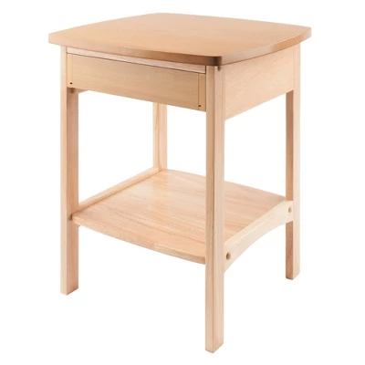 Claire Nightstand Accent Table Natural - Winsome 5 Claire Nightstand Accent Table Natural - Winsome - Image 5