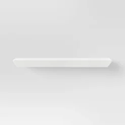 Wedge Shelf With Rod Bracket White - Threshold™ -Furniture Haven Shop GUEST 5f03eba3 b57d 4242 9d22 27f55250e76b