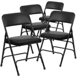 Emma And Oliver 4 Pack Home & Office Portable Party Events Padded Metal Folding Chair -Furniture Haven Shop GUEST 5f545390 ff5f 494f b971 3842c792c6ae