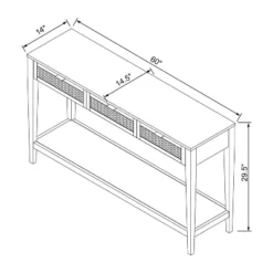 East Bluff Woven Drawer Console Table - Threshold™ Designed With Studio McGee 24 East Bluff Woven Drawer Console Table - Threshold™ Designed With Studio McGee -Furniture Haven Shop GUEST 5fadeab1 5821 409f b35b 9dc3416e6dfc