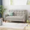 Candace Mid-Century Modern Loveseat - Christopher Knight Home