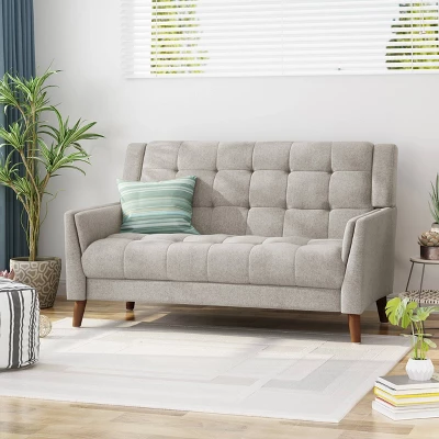 Candace Mid-Century Modern Loveseat - Christopher Knight Home 1 Candace Mid-Century Modern Loveseat - Christopher Knight Home