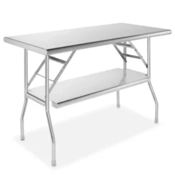 GRIDMANN 48 X 24 Inch Stainless Steel Folding Tables, NSF Certified Kitchen Prep Table -Furniture Haven Shop GUEST 60af5c9f 156b 4891 aa68 a49c7096289d