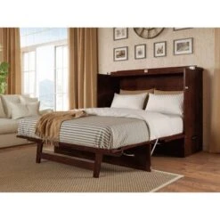 Full Deerfield Murphy Bed Chest With Charger Walnut - AFI -Furniture Haven Shop GUEST 60d147ca 794a 482f bacd 515fd1911c86
