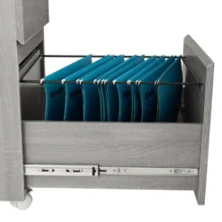 Rolling 2 Drawer Vertical File Cabinet With Lock And Storage Gray - Techni Mobili 19 Rolling 2 Drawer Vertical File Cabinet With Lock And Storage Gray - Techni Mobili -Furniture Haven Shop GUEST 613d2e0c 1f80 46a2 b86a 817f50dd11d1