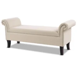 Jennifer Taylor Home Kathy Roll Arm Entryway Accent Bench -Furniture Haven Shop GUEST 61e0a457 97b3 474a b1f4 430d6ebc7311