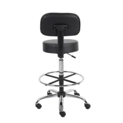 Medical/Drafting Stool With Back Cushion - Boss Office Products -Furniture Haven Shop GUEST 654ec71b ee13 435f 9901 54a169ce4ad8