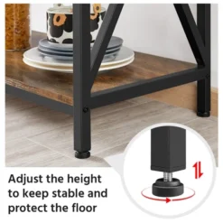 Yaheetech 5-Tier Kitchen Baker's Rack Utility Storage Shelf With 5 Shelves & Adjustable Feet 10 Yaheetech 5-Tier Kitchen Baker's Rack Utility Storage Shelf With 5 Shelves & Adjustable Feet -Furniture Haven Shop GUEST 670275b2 7efc 447e baca d9a886a8c1f9