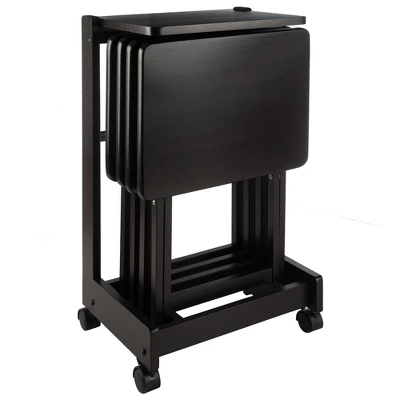 5pc Brienda Set Flip Top Snack Table - Winsome 13 5pc Brienda Set Flip Top Snack Table - Winsome - Image 13