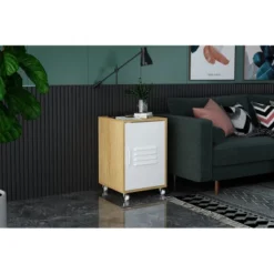 Aash 1 Door White Nightstands With Storage And 1 Adjustable Inner Shelves -The Pop Maison -Furniture Haven Shop GUEST 677368c1 68a0 47ad 8292 01325d075590