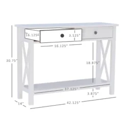 Davis Console Table - Linon -Furniture Haven Shop GUEST 6841dee4 eb1c 4e91 8345 f25fe72457b7