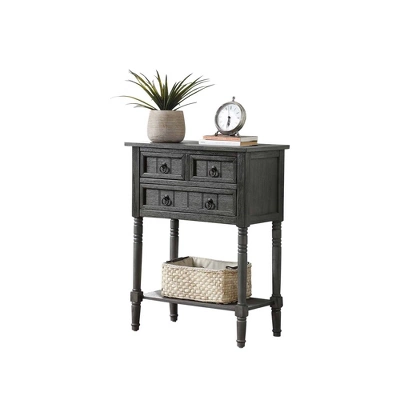 Kendra Hall Table Dark Gray - Breighton Home 2 Kendra Hall Table Dark Gray - Breighton Home - Image 2