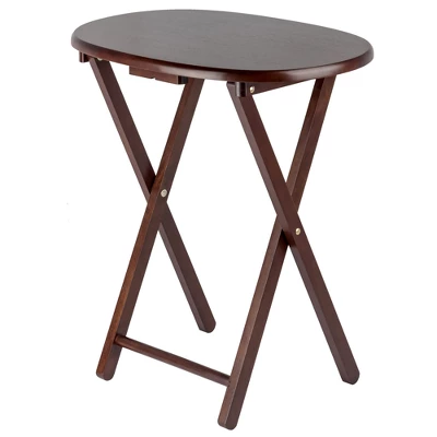 5pc Nathan Snack Table Set In Cappuccino Brown - Winsome 9 5pc Nathan Snack Table Set In Cappuccino Brown - Winsome - Image 9