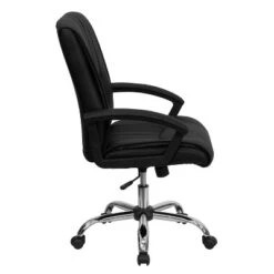 Flash Furniture Mid-Back Black LeatherSoft Swivel Manager's Office Chair With Arms 15 Flash Furniture Mid-Back Black LeatherSoft Swivel Manager's Office Chair With Arms -Furniture Haven Shop GUEST 6b2558ed 683e 4a4e a9f2 78f6e18970dc