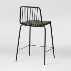 Set Of 2 Sodra Rounded Seat Wire Counter Height Barstool Black - Threshold™ -Furniture Haven Shop GUEST 6b7f294e b01b 43f7 ab3c d0ae1779d18d