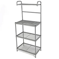 Costway 4-Tier Baker's Rack Microwave Oven Stand Shelves Kitchen Storage Rack Organizer 16 Costway 4-Tier Baker's Rack Microwave Oven Stand Shelves Kitchen Storage Rack Organizer -Furniture Haven Shop GUEST 6bb44483 4004 474d 97e8 cd438ee3f6c0