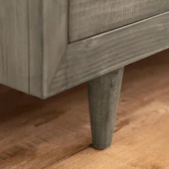 6pc Aurora Mid-Century Gray Bedroom Set With Upholstered Bed - Abbyson Living -Furniture Haven Shop GUEST 6c675320 e665 458f 8689 4e3a7fb0b9a4