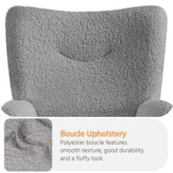 Yaheetech Modern Boucle Fabric Accent Chair For Living Room Bedroom 12 Yaheetech Modern Boucle Fabric Accent Chair For Living Room Bedroom -Furniture Haven Shop GUEST 6cbc1098 18d1 4de3 9b29 bbbd9dbc8910