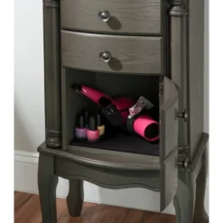 Sedalia Jewelry Armoire Gray - Powell Company -Furniture Haven Shop GUEST 6e142337 ae35 4300 b842 036b6b17f1b3