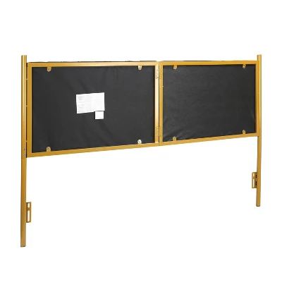 King Chloe Steel/Velvet Upholstered Headboard - LumiSource 2 King Chloe Steel/Velvet Upholstered Headboard - LumiSource - Image 2