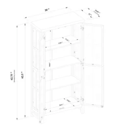 Bountiful Wood And Glass Tall Cabinet - Threshold™ Designed With Studio McGee 11 Bountiful Wood And Glass Tall Cabinet - Threshold™ Designed With Studio McGee -Furniture Haven Shop GUEST 6ee1338d 097f 4cfb b2df da976038b2e6