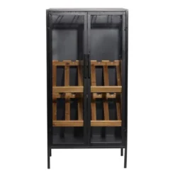 Contemporary Wood Standing Wine Rack Black - Olivia & May 13 Contemporary Wood Standing Wine Rack Black - Olivia & May -Furniture Haven Shop GUEST 6f134ed7 c1a3 42f6 b0fc b43bd93772a7