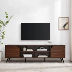 Mid-Century Modern Wide Storage TV Stand For TVs Up To 80" - Saracina Home 12 Mid-Century Modern Wide Storage TV Stand For TVs Up To 80" - Saracina Home -Furniture Haven Shop GUEST 6f499918 edba 4a35 8b0f 8398f4abe3f3