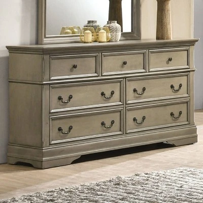 Kritan 7 Drawer Dresser Antique Warm Gray - HOMES: Inside + Out 1 Kritan 7 Drawer Dresser Antique Warm Gray - HOMES: Inside + Out