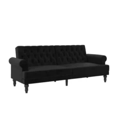 Cassidy Upholstered Futon - Paris Hilton X The Novogratz -Furniture Haven Shop GUEST 71483bc6 0c6c 4af4 b904 269e4c1684b6