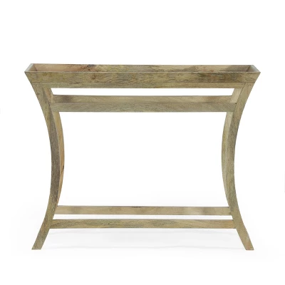 Meagher Rustic Handcrafted Mango Wood Console Table Natural - Christopher Knight Home 1 Meagher Rustic Handcrafted Mango Wood Console Table Natural - Christopher Knight Home